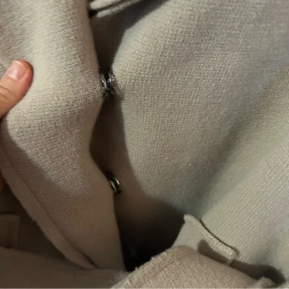 Alpha Massismo Rebeccai Women's 44 XL Camel Tan Wool Angora Robe Coat Tie - Picture 3 of 9